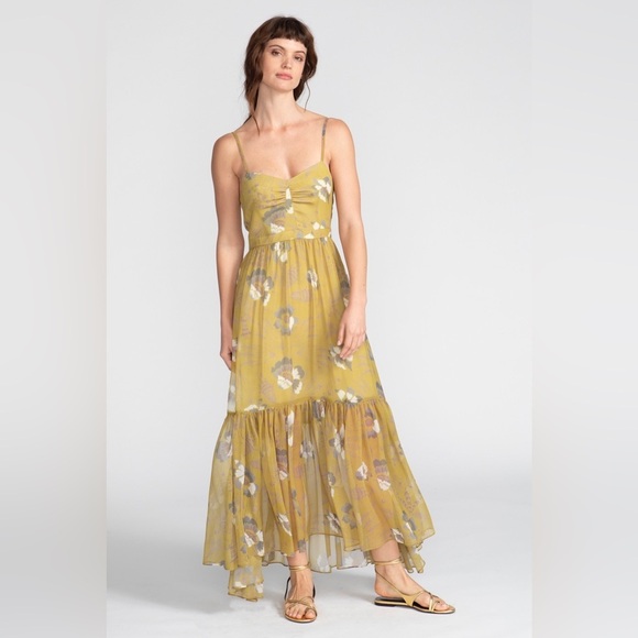 Laura Garcia Barney’s New York 100% Silk Floral Dress - Picture 3 of 9